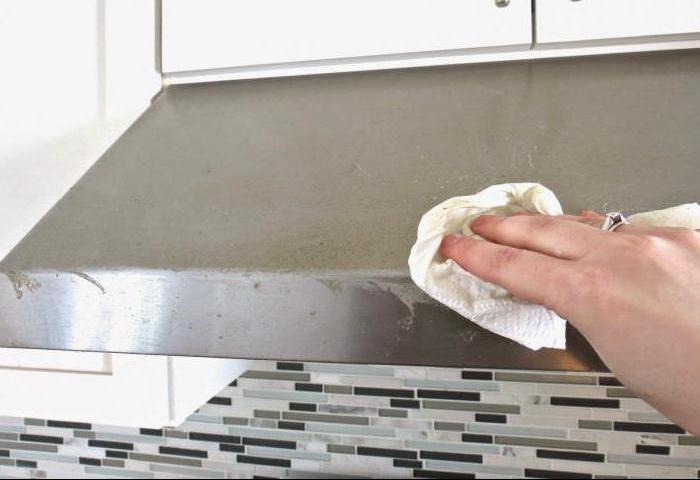 как отмыть кухонную вытяжку от жира 