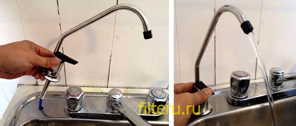 Принцип работы смесителя с фильтром для питьевой воды