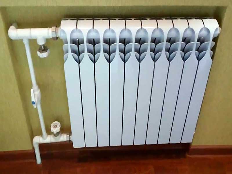 Секционный алюминиевый радиатор