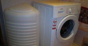 монтаж стиральной машины без воды