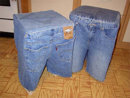 что сделать со старыми джинсами