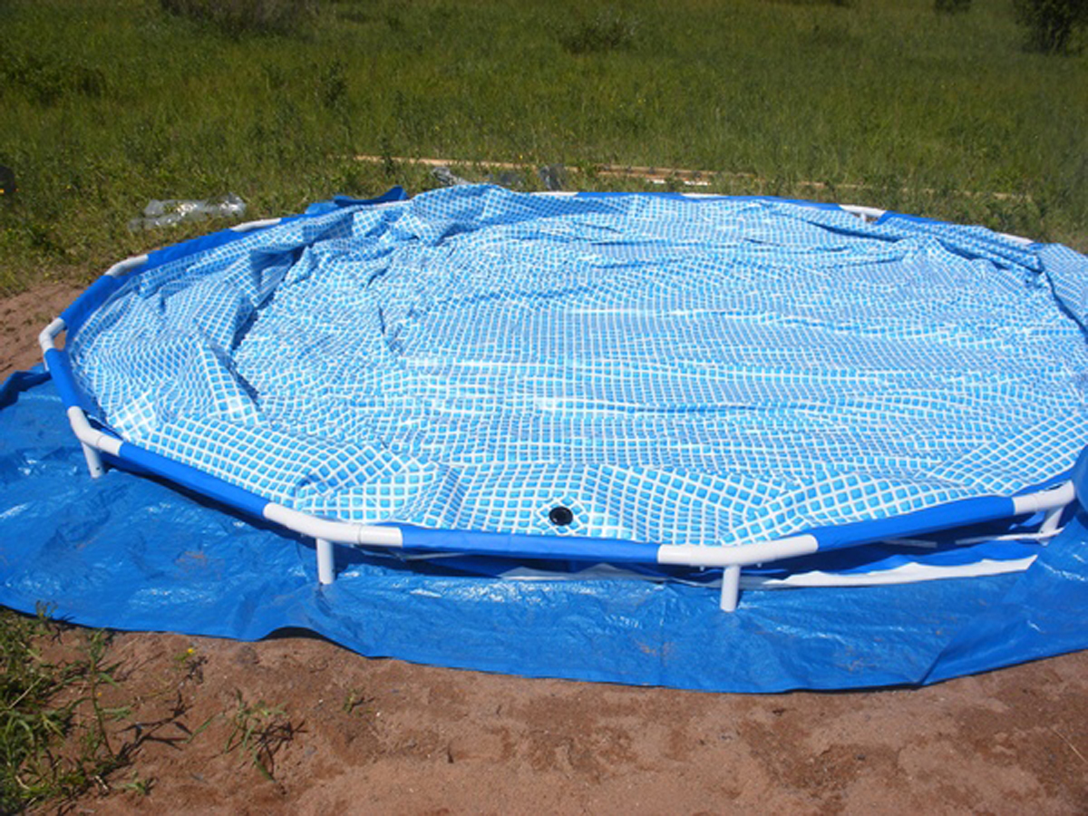 round-frame-pool-setup