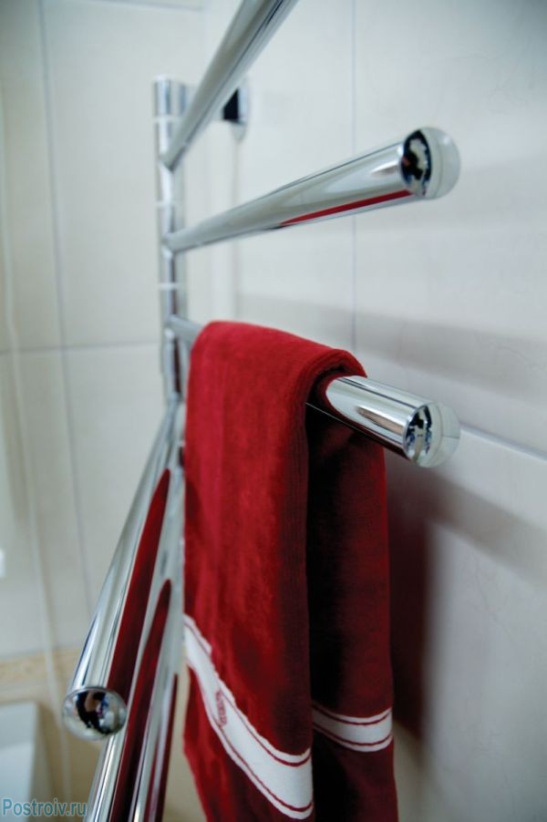 Как установить полотенцесушитель в ванной