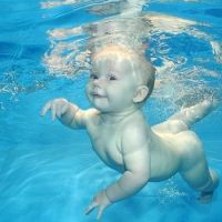 обучение плаванию новорожденных