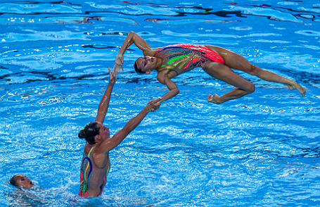 Чемпионат мира по водным видам спорта продолжается в Будапеште.