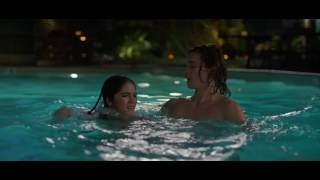 1 NIGHT - Isabelle Fuhrman/Kyle Allen swimming pool scene