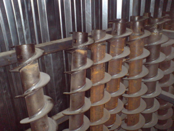 Шнеки заводского производства для механизированных буровых установок