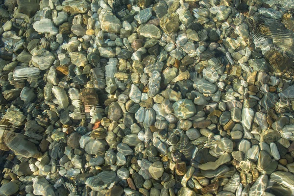 Мелкое море воды вид сверху — стоковое фото
