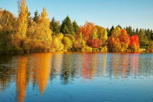 Живописные Осенний пейзаж — стоковое фото
