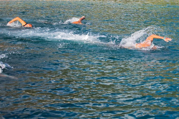 Калелья Испания Октября 2017 Соревнования Плаванию Морской Воде — стоковое фото